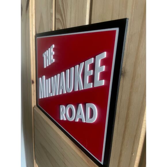The Milwaukee Road Railroad Sign - Picture 2 of 2